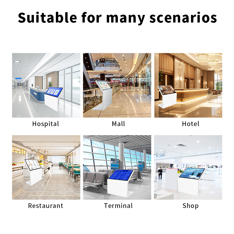 Интерактивный киоск L-образный с сенсорным экраном 32-55 дюймов