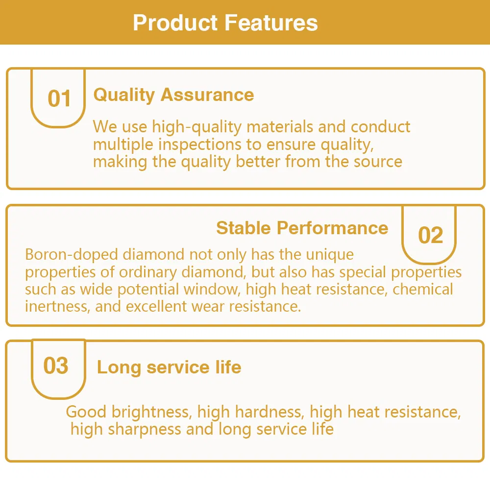 Industrial Diamond Grain Powder Bdd Boron Doped Diamond Powder for Making Electrode Materials