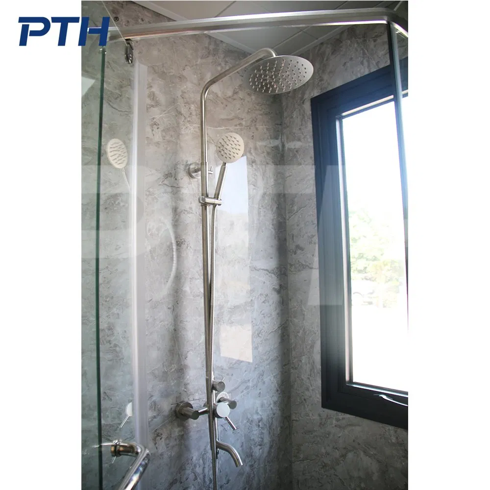 Pth® Fast 8 Hours Assembly 26/39sqm Stackable Smart House for Living with French Windows Bedrooms Kitchen Bathroom Pth Modern High Quality Prefab House