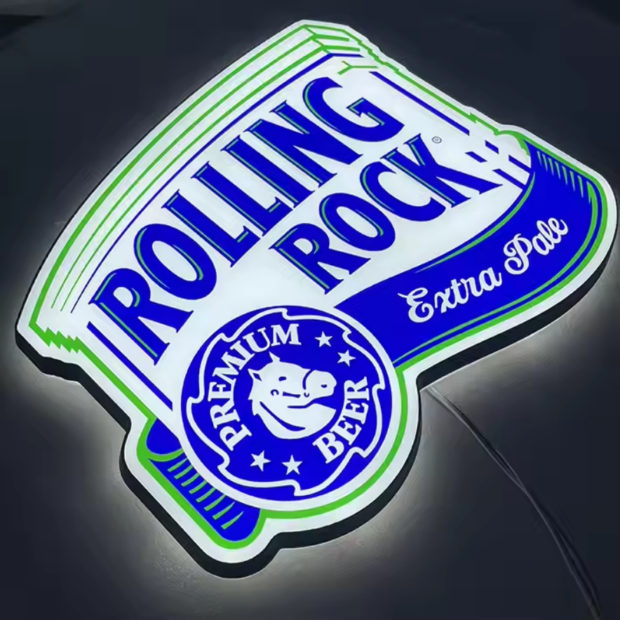 3D Store Sign Double Sides Advertising LED Acrylic Letter Sign Light Box