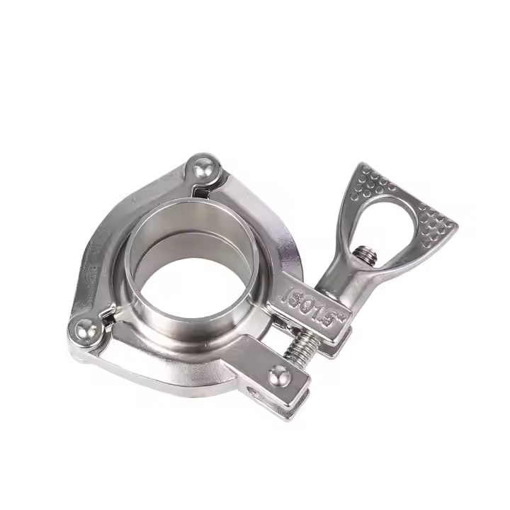 China 304 316L Stainless Steel Sanitary DIN 3A Pipe Clamp for Union Set
