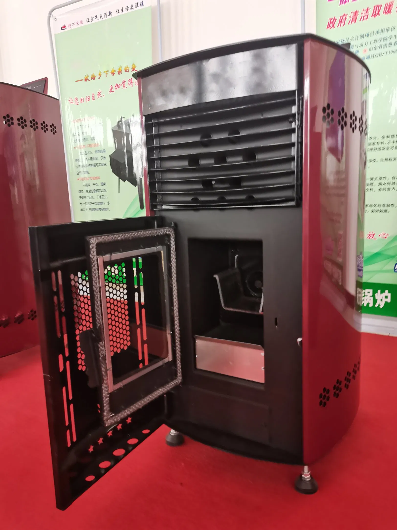 Home Use Stove with Reliable Pellet Combustion for Warm Fireplace