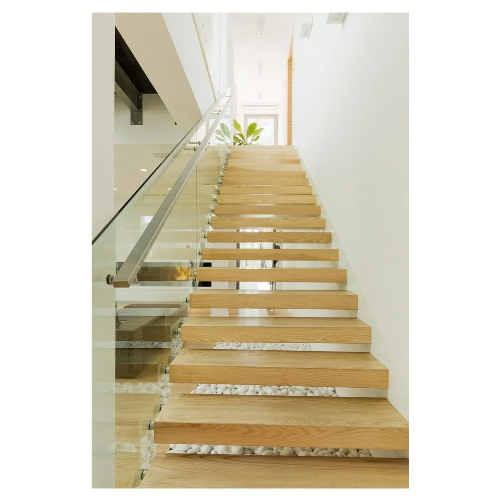 Inside Stair Modern House Residential Steel Straight Stairs