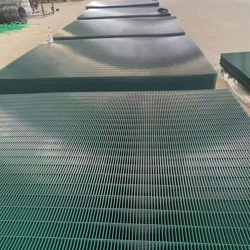 China Factory Supply Black Color Welded Wire 358 Anti Climb Security Mesh Fencing