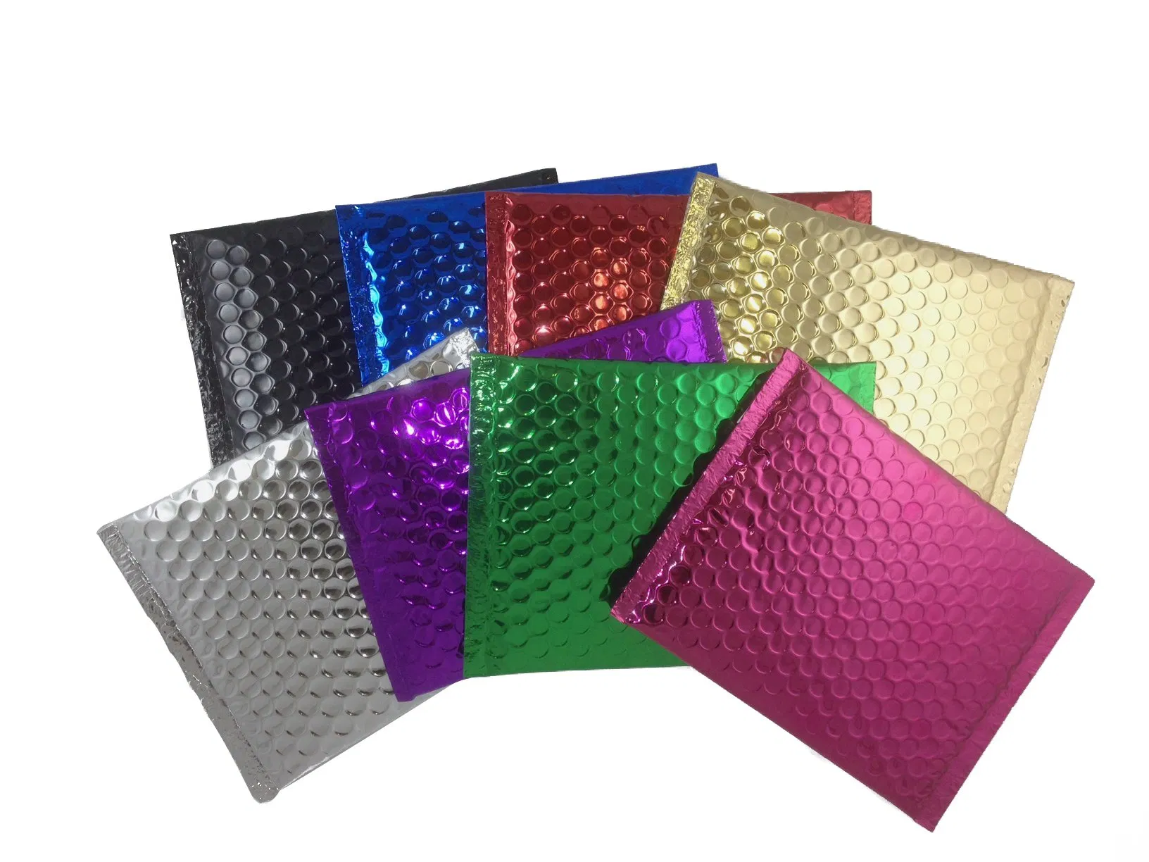 Colorful Aluminized Film Composite Bubbles Courier Mailer for Wrapping