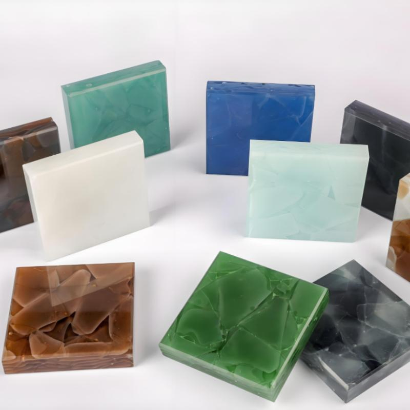 Colorful Tempered Jade Decorative Safety Glass