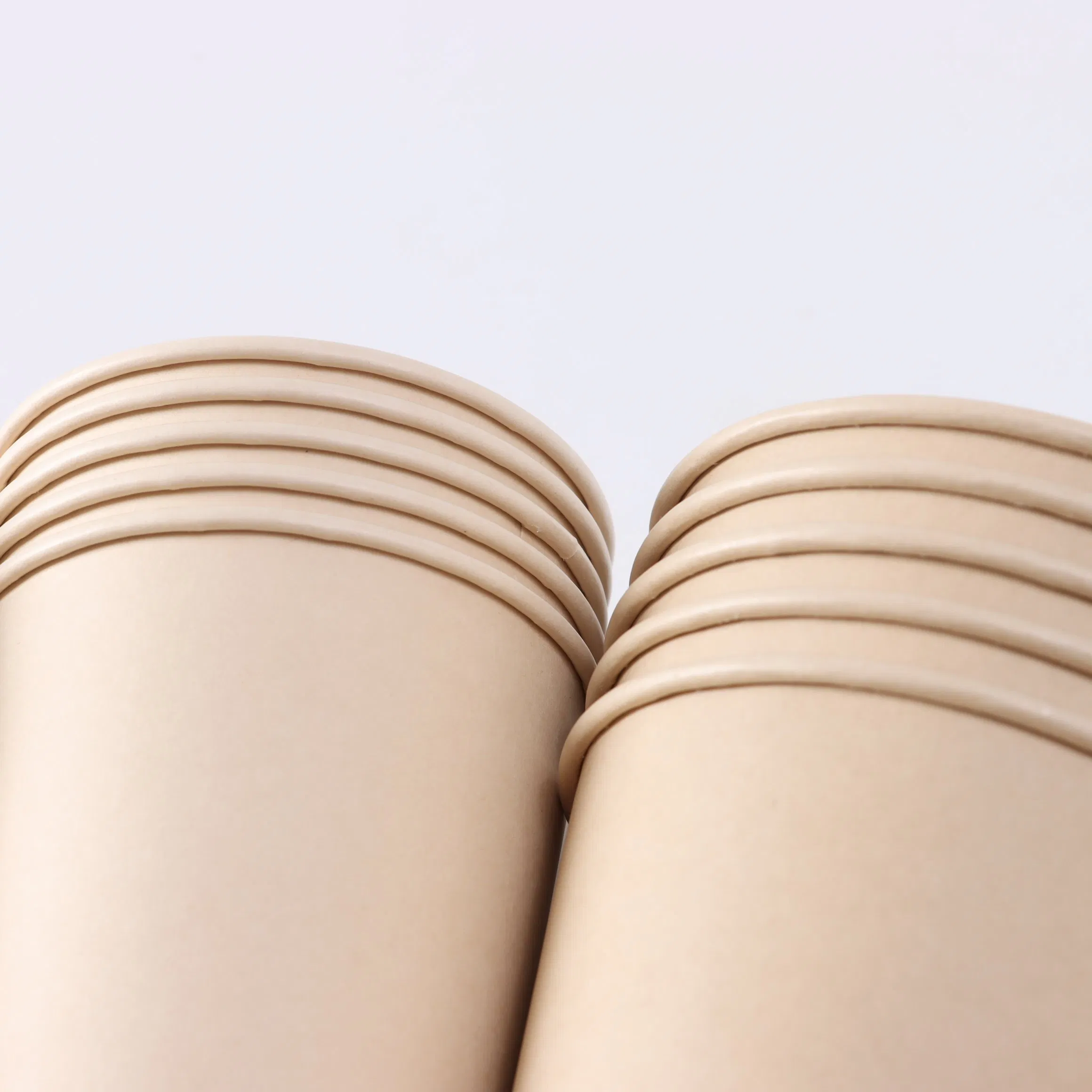 Бумажный стакан 7oz из бамбуковой пульпы, крафт