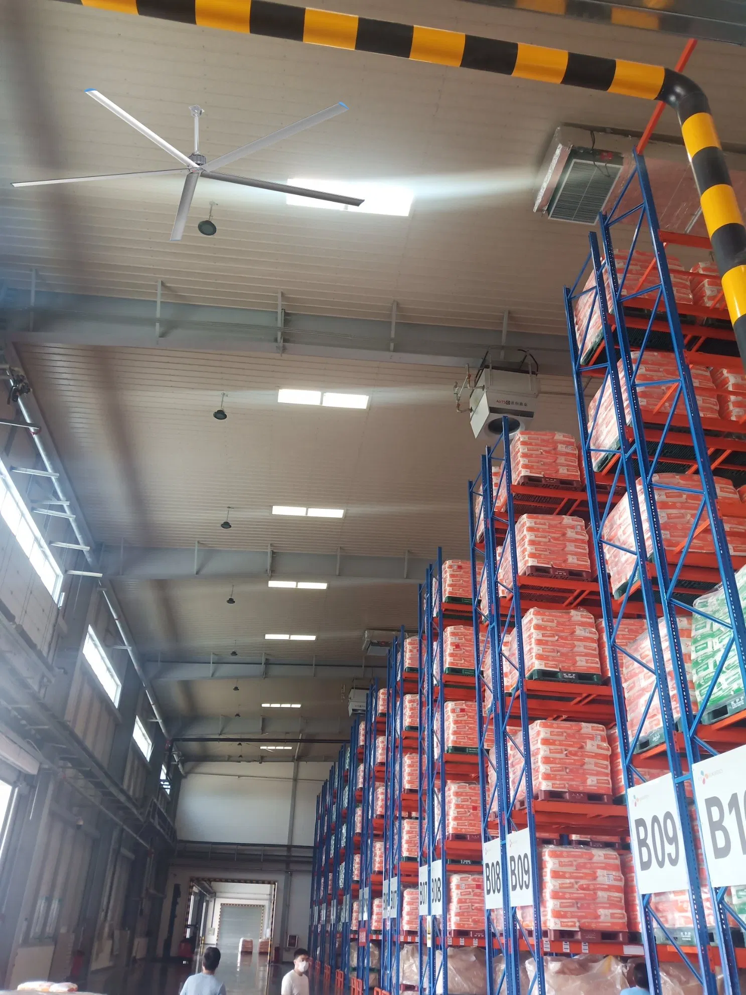 2025 New 24FT Pmsm Motor Inner Rotor Industrial and Commercial Hvls Ceiling Fan Big Ceiling Fan