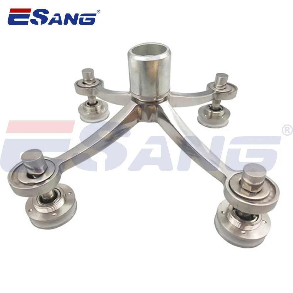 Esang Glass Connector Hardware Stainless Steel Wall Mount Glass Clamp Spider Fitting
