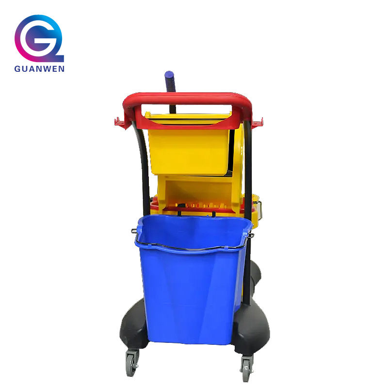 81L Hotel Cleaning Cart Bucket Mop Floor Cleaning Bucket Cart