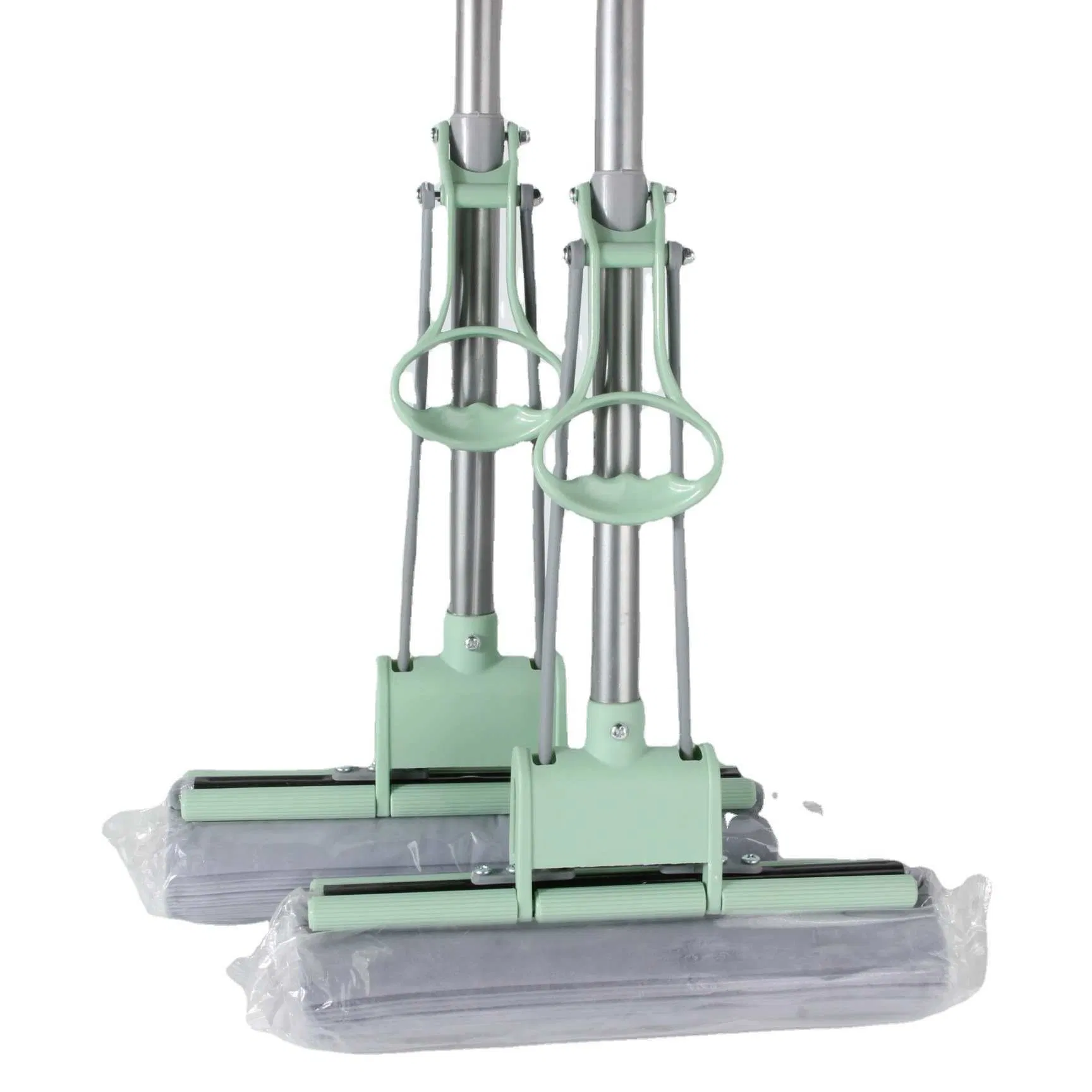 Stainless Steel Rod Sponge Absorbent Mop Household Squeeze Mop