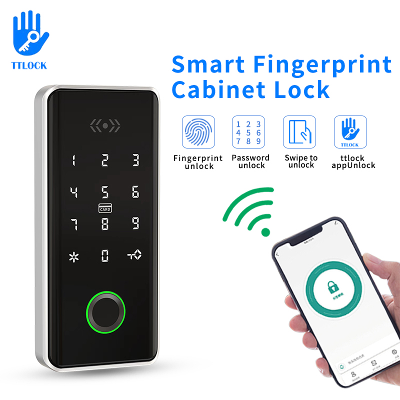 Ttlock APP RFID Fingerprint Electronic Cabinet Lock