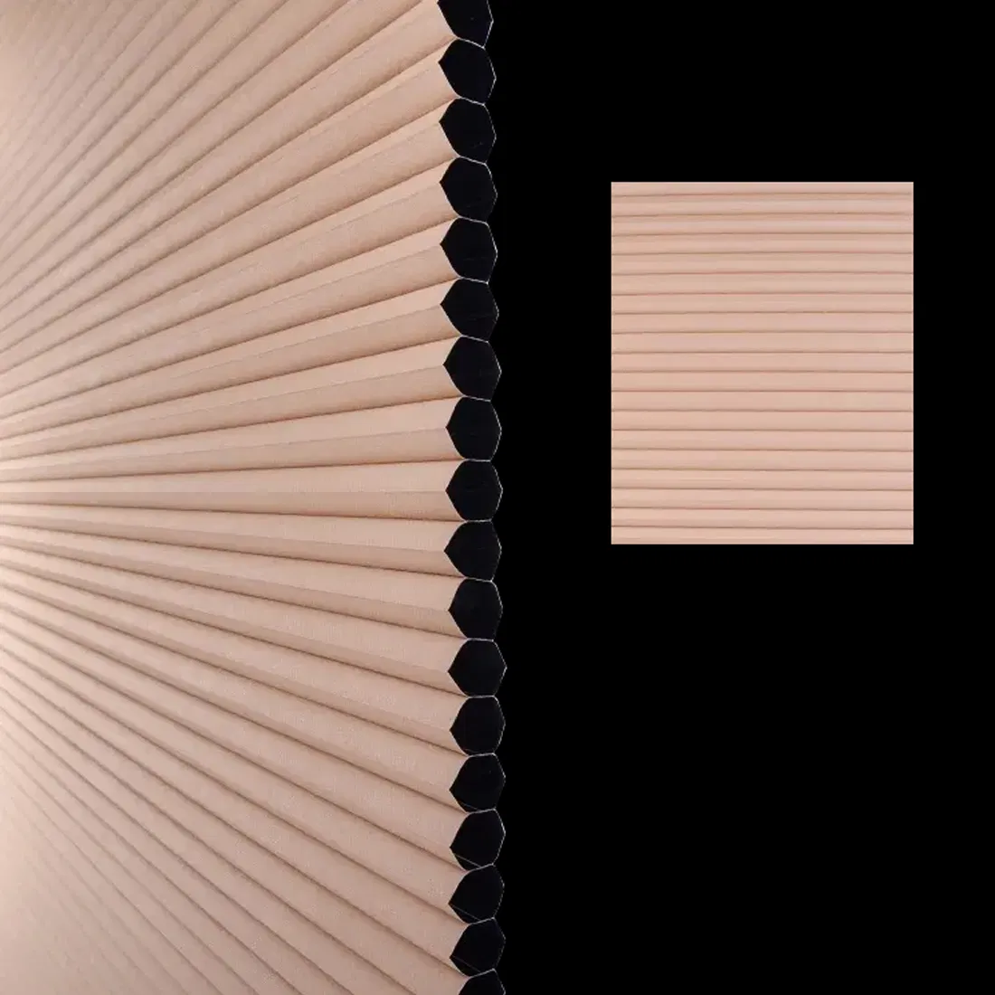 Smart Motorized Honeycomb Window Shades Blinds Blackout Fabric for Office Window