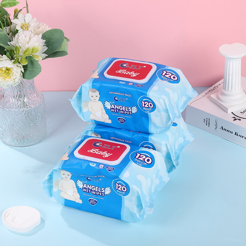 Organic Cotton Food Graded Flushable Biodegradable Baby Disinfect Soft Wet Wipes