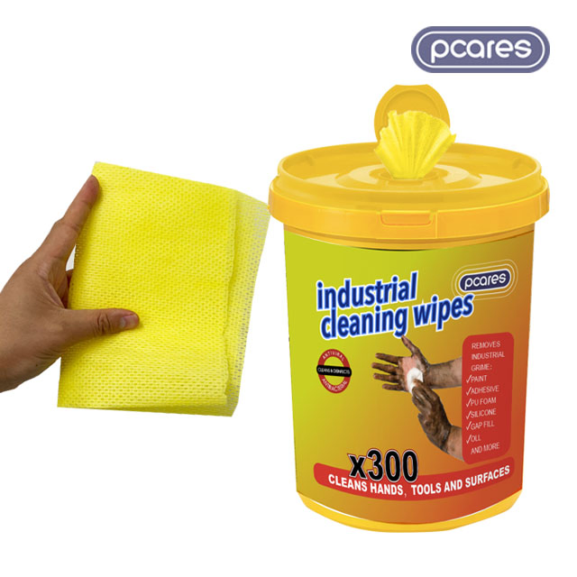 Blue Color Wet Wipes for Industrial Purpose Surface Rough Industrial Oil and Paint Cleaning Wet Wipes