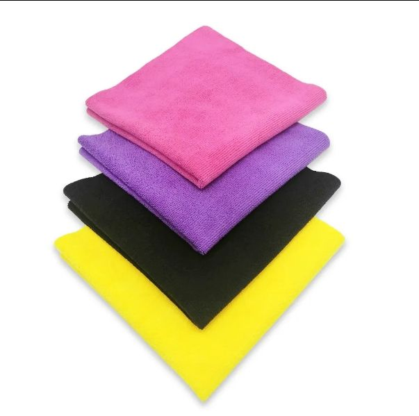 Hot Selling Microfiber Cleaning Cloth Microfiber Warp Knitted Towel Microfiber Clean Cloth Kitchen Clean Towel 300GSM Wash Car