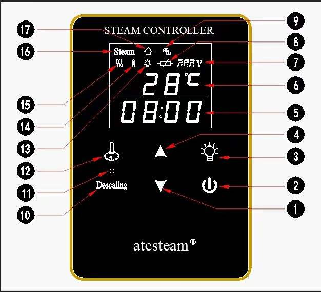 Парогенератор для сауны 21 кВт Diooist, нержавеющая сталь