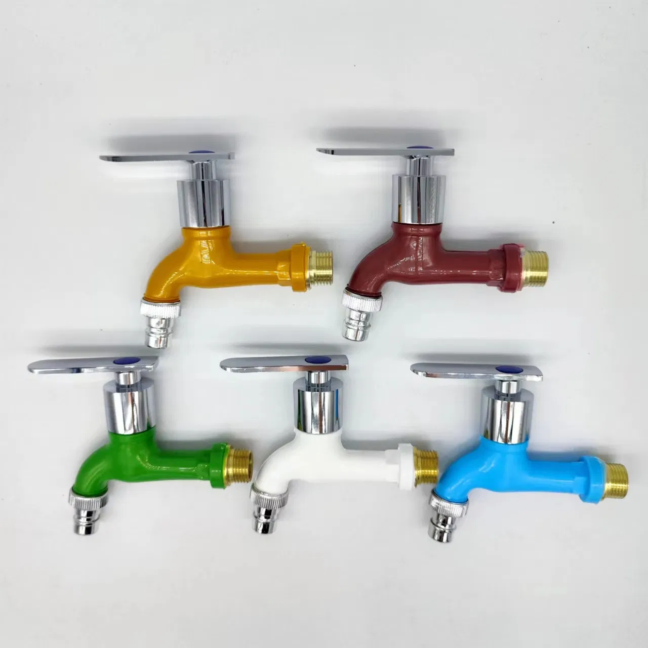 PVC ABS Bathroom Kitchen Wall Plastic Faucet Modern Bibcock Basin PP Tap