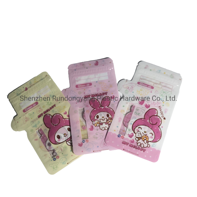 Custom Food Grade Zipper BPA Free Baby Feeding Breastmilk Storage Bag