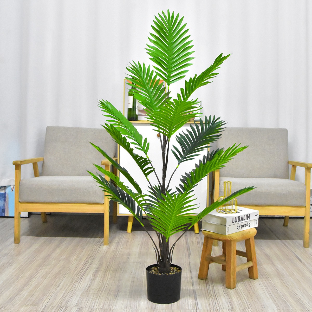 Подсолнухи искусственные большие в горшках