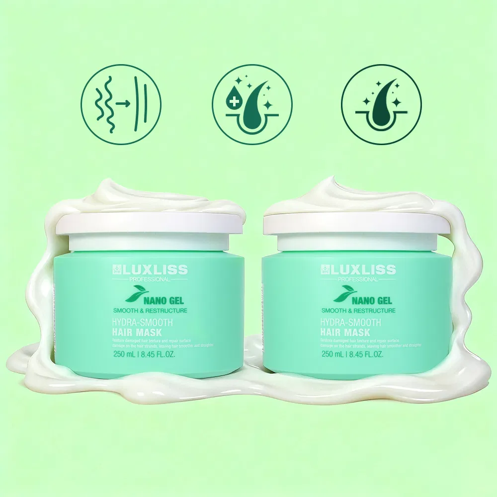 Luxliss Nano Smooth Hair Mask Factory Moisturizing Repair Damaged Hair Treatment Cream
