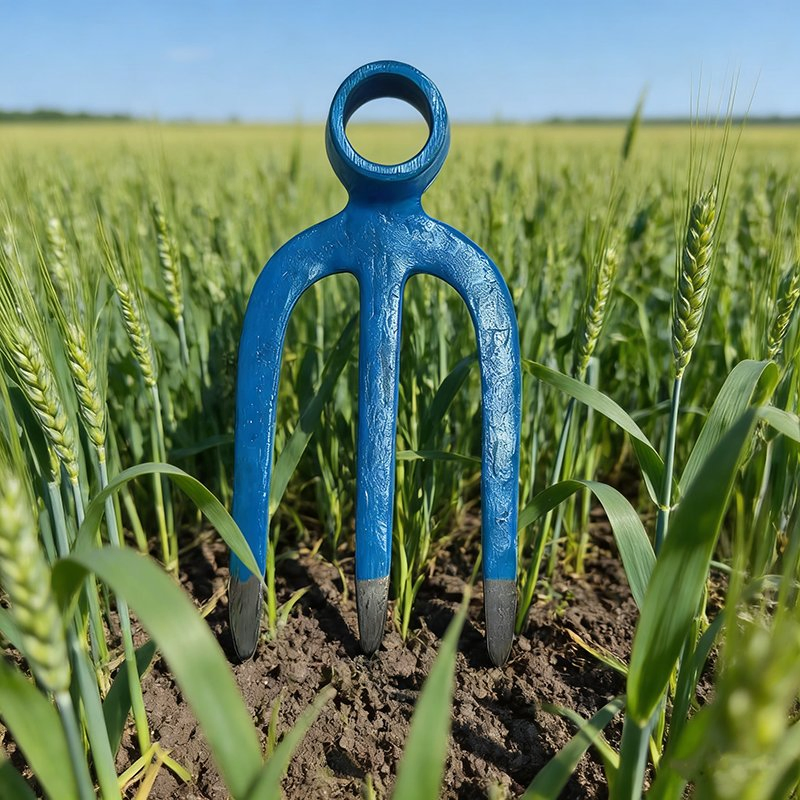 One Piece Railway Steel Garden Fork 3 Tines