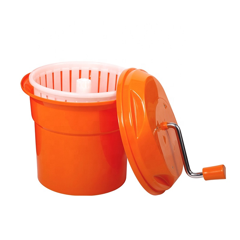 Large Capacity 25L PP Vegetable Fruit Dryer Manual Salad Spinner Tools