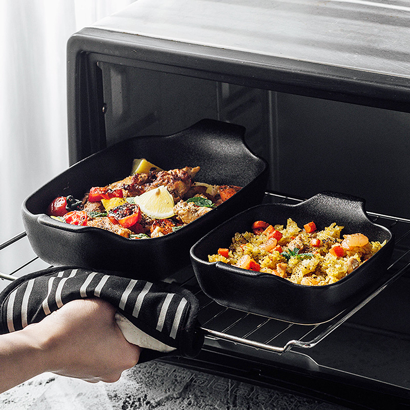 Round Stoneware Baking Dish Wholesale Ceramic Plate Bakeware Set