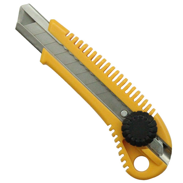 18mm Yellow Snap-off Blades Plastic Cutter Knives