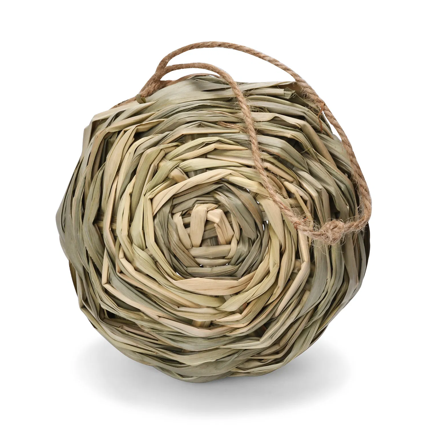 Handmade Spherical Bird Nest – Creative Woven Bird House for DIY Crafts, Gardening & Educational Decor