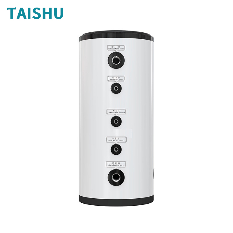 Insulated Pressurized Stainless Steel Single/Double Coil Dhw Sanitary Hot Water Storage Tank