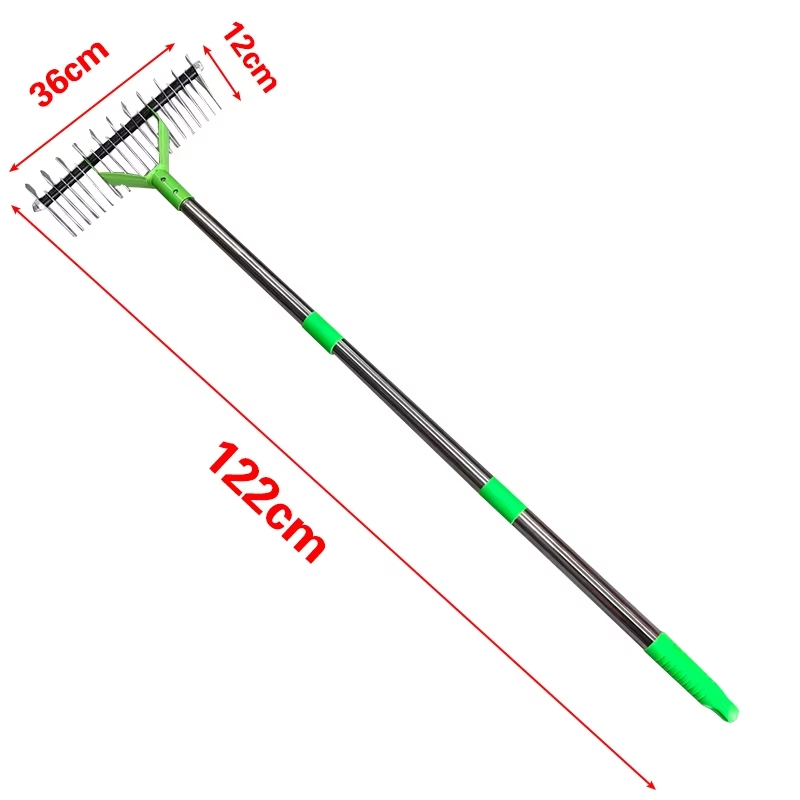 Hot Sale Multi-Purpose Garden Grass Leaf Rake Durable Garden & Farming Rake