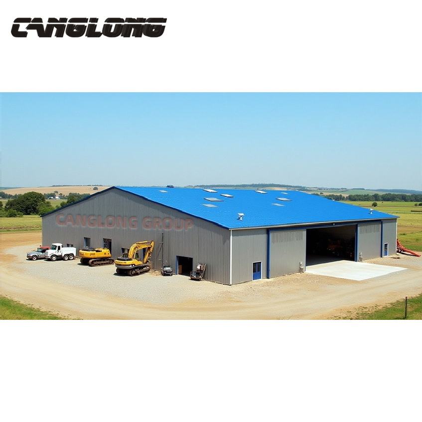 China Industrial Steel Structure Building Prefabricated Hall with Free Design in Burundi