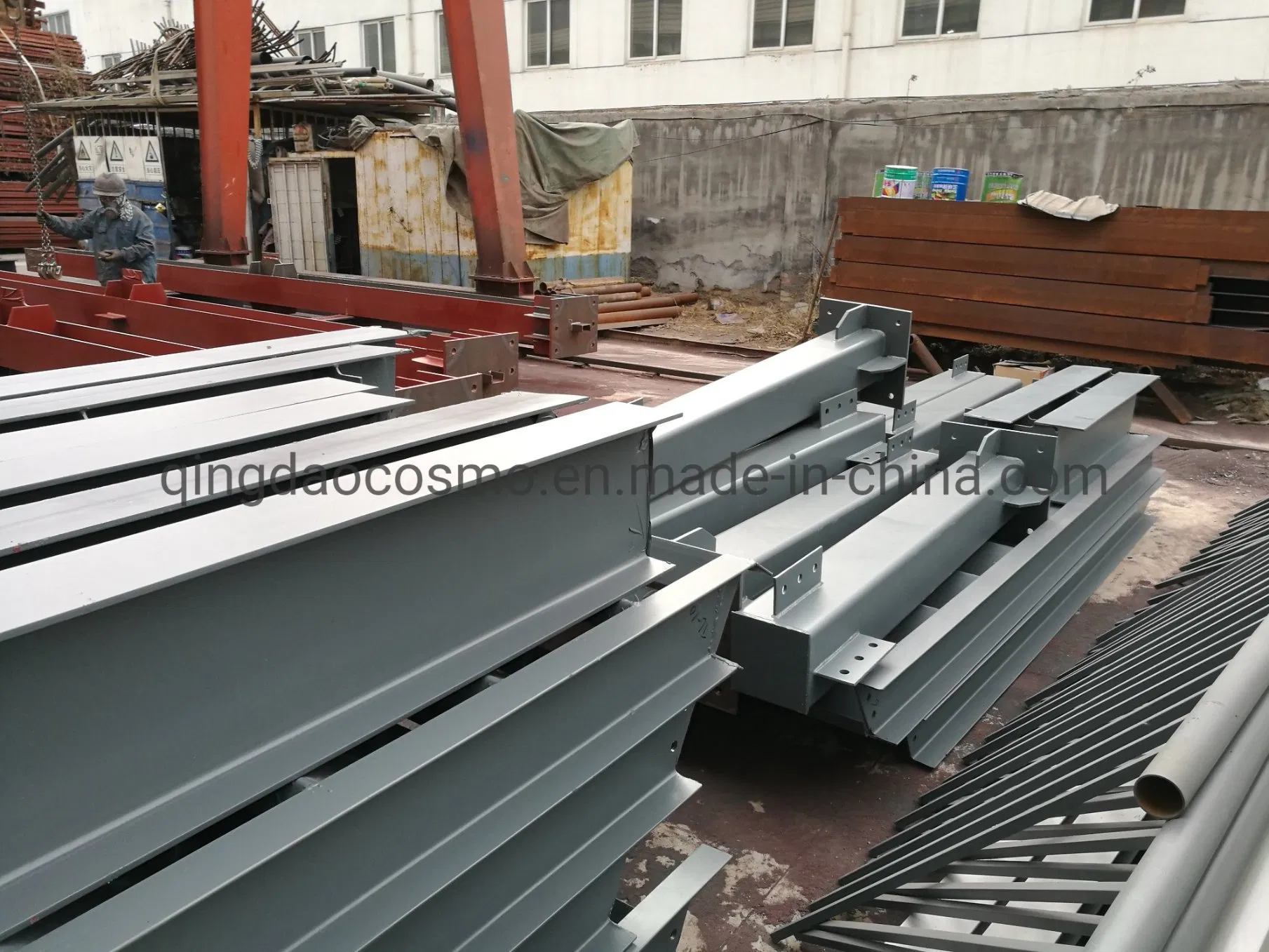 Structural Steel Fabrication/Steel Construction/Steel-Works/Steel Members/Galvanized/Painted/Welded Beam/Column/Profile/Steel Structure Shed