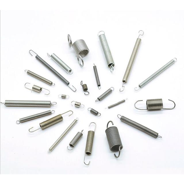 OEM Manufacturer Custom Metal Carbon Steel Stainless Steel 304 Long Coil Double Hook Tension Spring Extension Spring