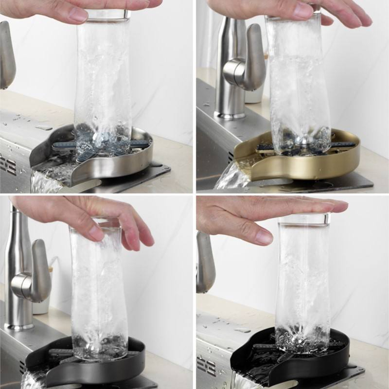 Cup Washer Glass Cleaner Bottle Washer Cup Cleaner for Kitchen Sink Cup Rinser