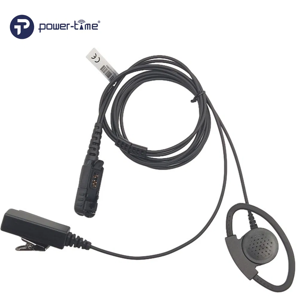 Multi-Pin D Shape Ear Hook Earphone for R5 and Dp2000 Series Radios