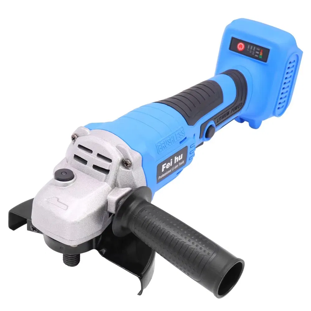 Professional 21V Brushless 125mm Angle Grinder with Lithium Battery