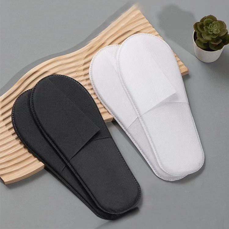 2024 New Disposable Skidproof Slippers Comfortable Non-Woven Fabrics Slippers for Airline