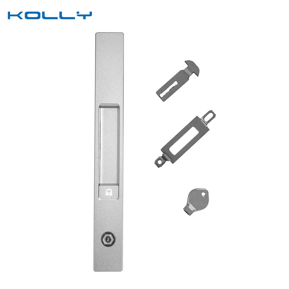 Durable Aluminum Alloy Silver Sliding Door Lock for Windows