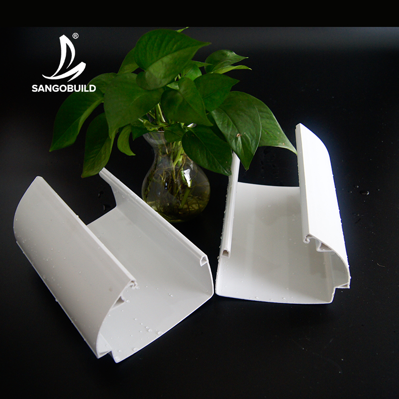 PVC Rain Gutters Decorations Joint Pipe Downpipe Elbow Gutter K-Style