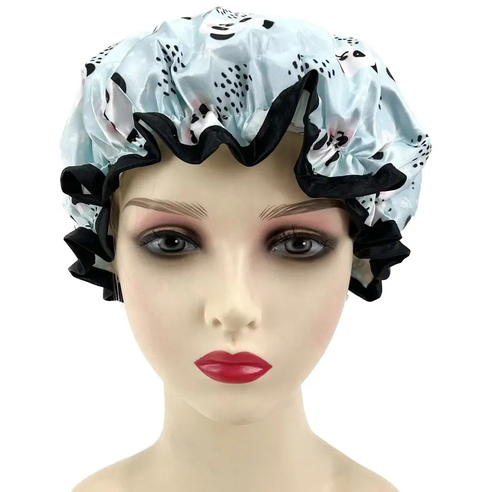 Cute Shower Cap Funny Cartoon Shower Bath Hair Waterproof Caps