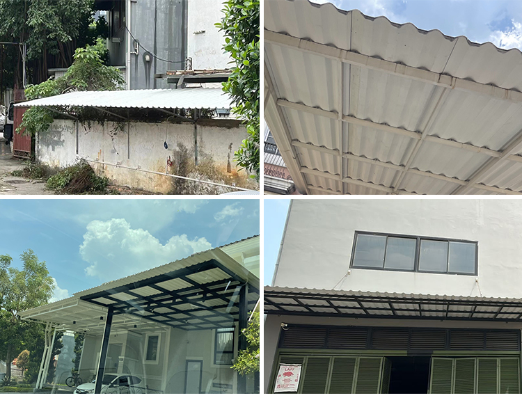 Shenyu UPVC Plastic Hollow Roofing Sheet for Roof