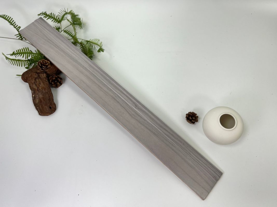 Elegant 100X800mm Wood Effect Skirting Tiles for Contemporary Spaces