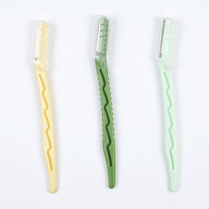 Sustainable Eyebrow Razor with Ergonomic Grip for 2025