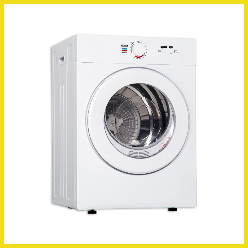 Euhomy Compact Built-in Stainless Steel Tub Dryer for Small Spaces