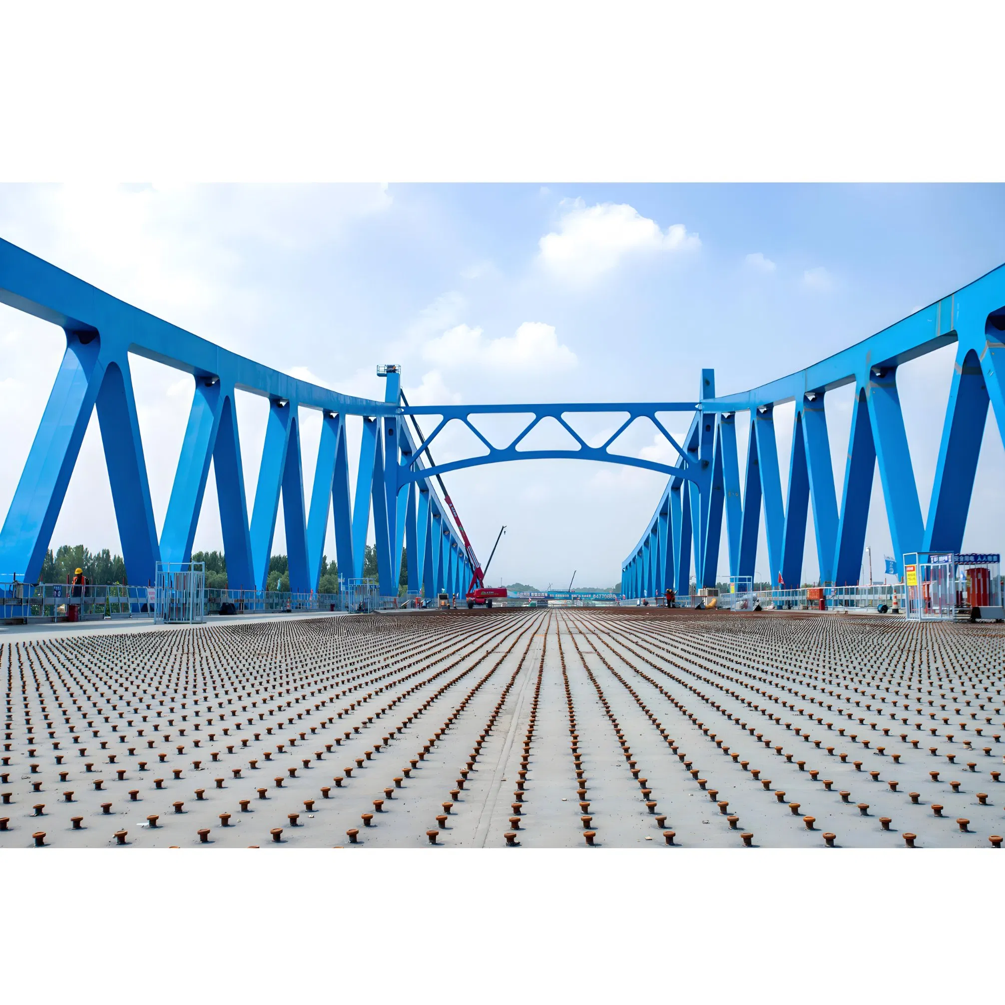 Custom Steel Girder Bridge / Steel Beam Bridge for Simple Structure