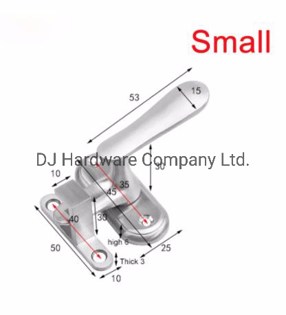 Stainless Steel Doors and Windows Sash Lock Window Latch Handle Sliding Window Handle Security Hasp Hardware