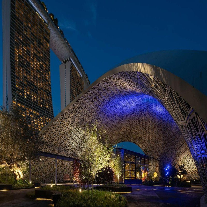 Алюминиевые фасадные панели с резьбой для вентилируемых фасадов