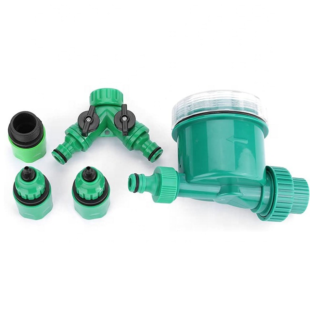 Drip Irrigation Timer Controller System+ Y Splitter to 7/11mm Water Tubing
